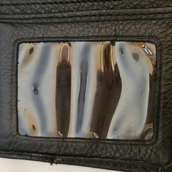 BRIGHTON Black Leather Studded Checkbook Cardholder Wallet - Picture 14 of 14